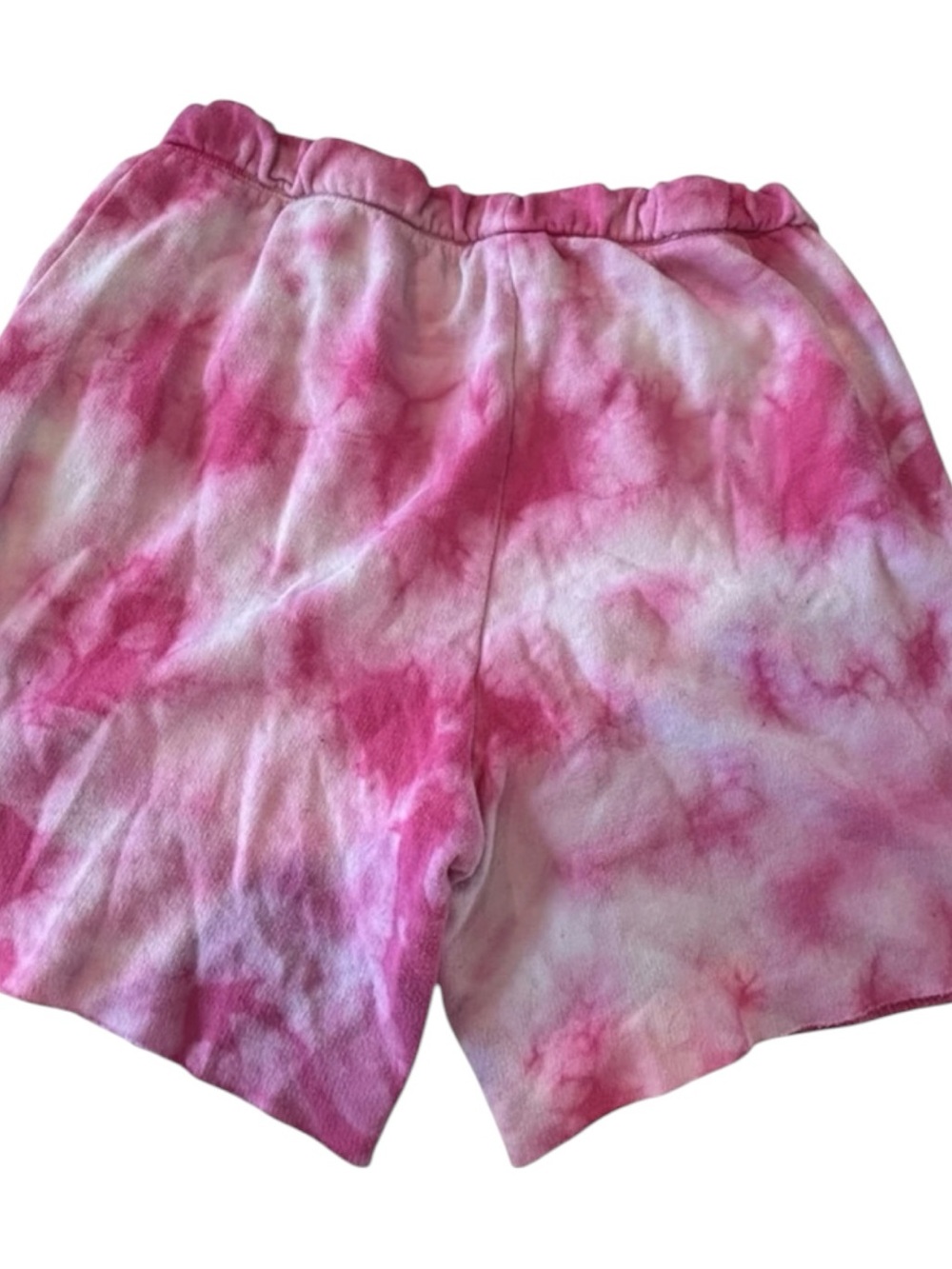PINK Victoria's Secret Pink & White Tie-Dye Bermuda Shorts